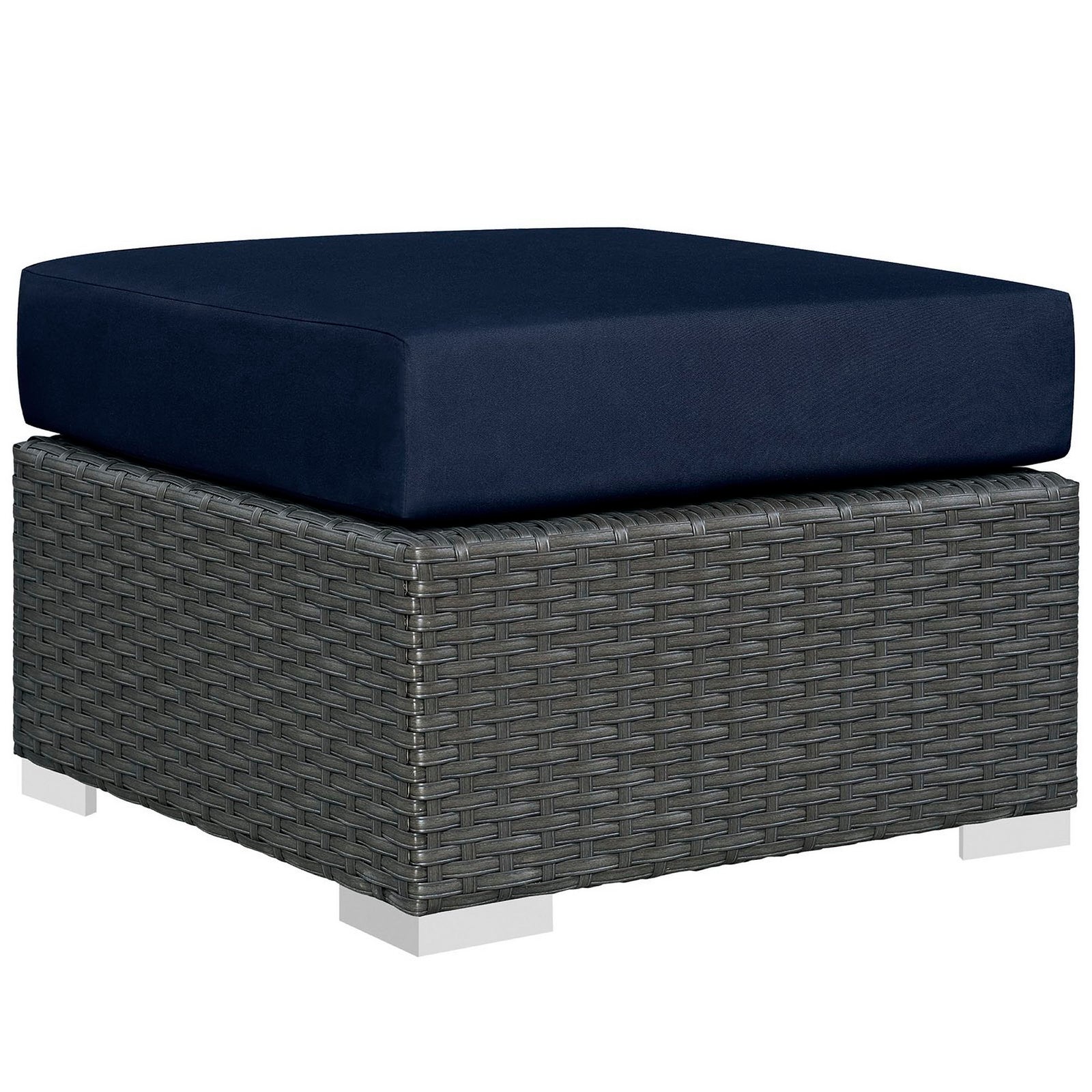 Sojourn Outdoor Patio Sunbrella® Ottoman by Modway