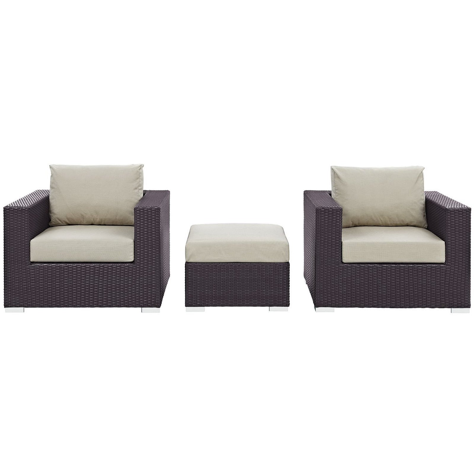 Convene 3 Piece Outdoor Patio Sofa Set by Modway