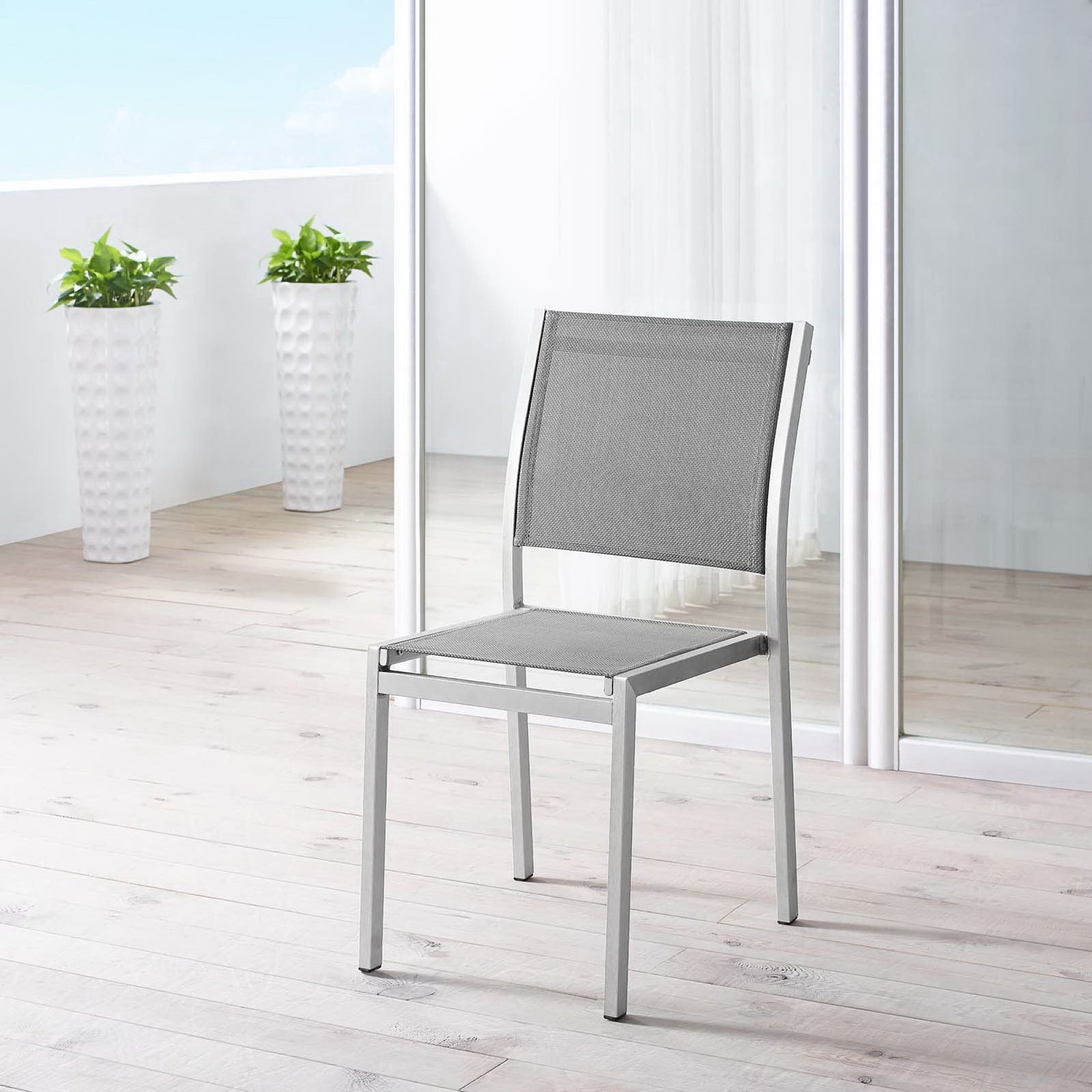 Shore Outdoor Patio Aluminum Side Chair by Modway