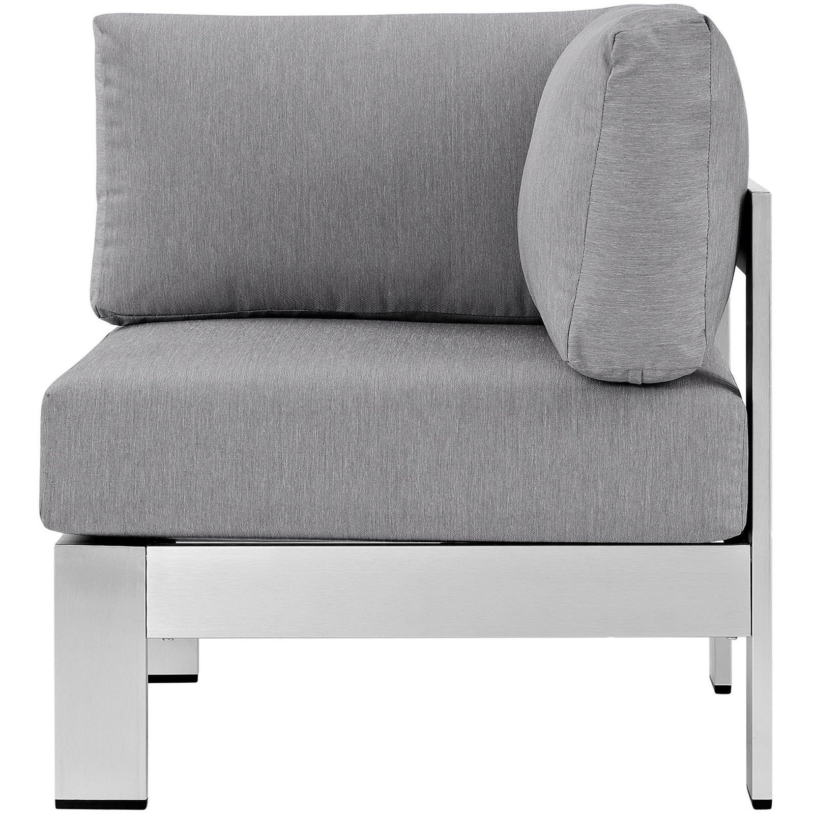 Shore Outdoor Patio Aluminum Corner Sofa by Modway