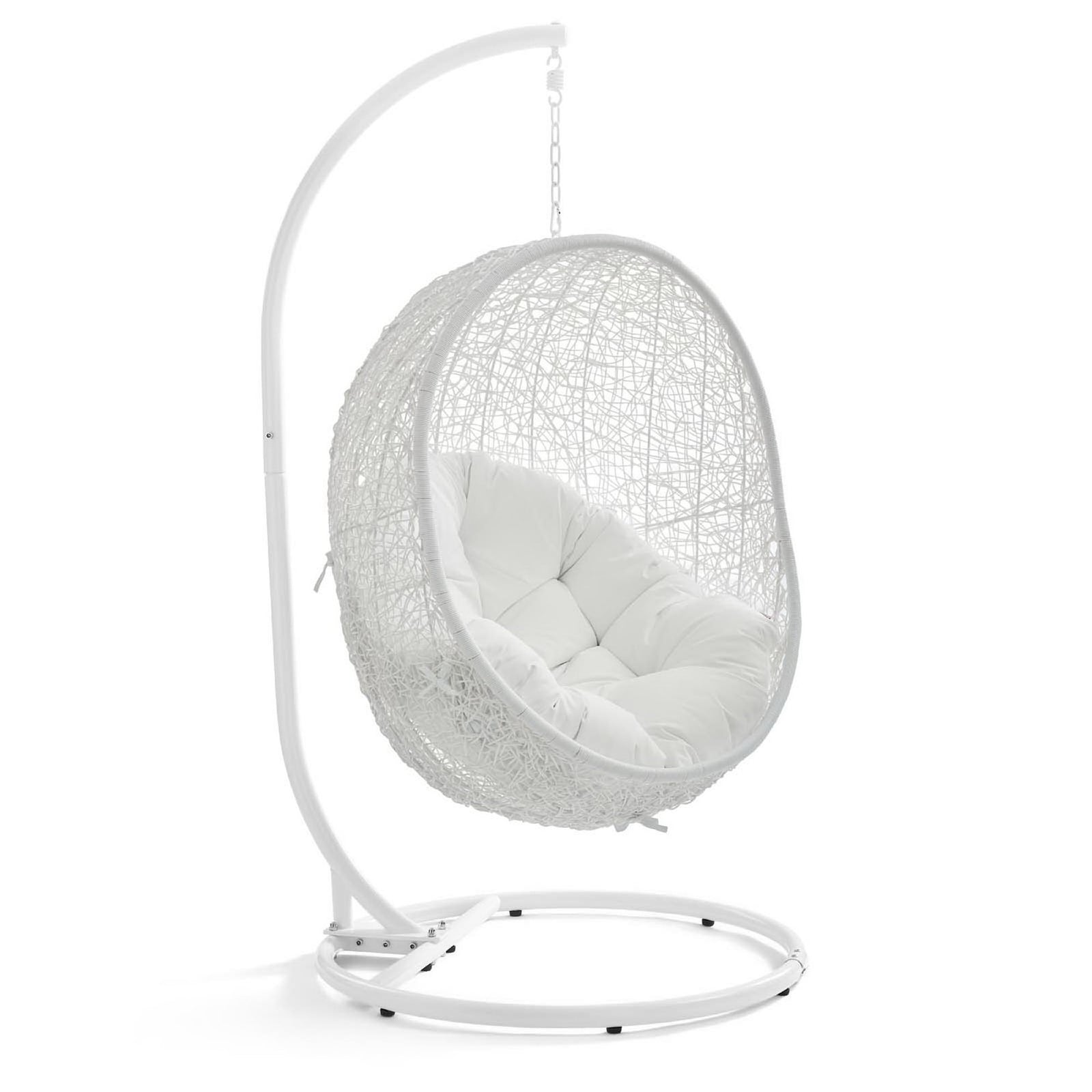 Hide Outdoor Patio Swing Chair With Stand by Modway
