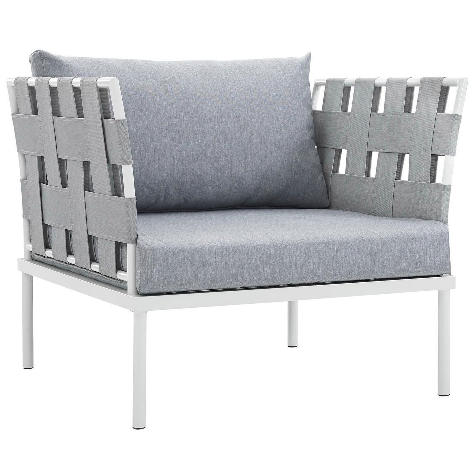 Harmony Outdoor Patio Aluminum Armchair by Modway