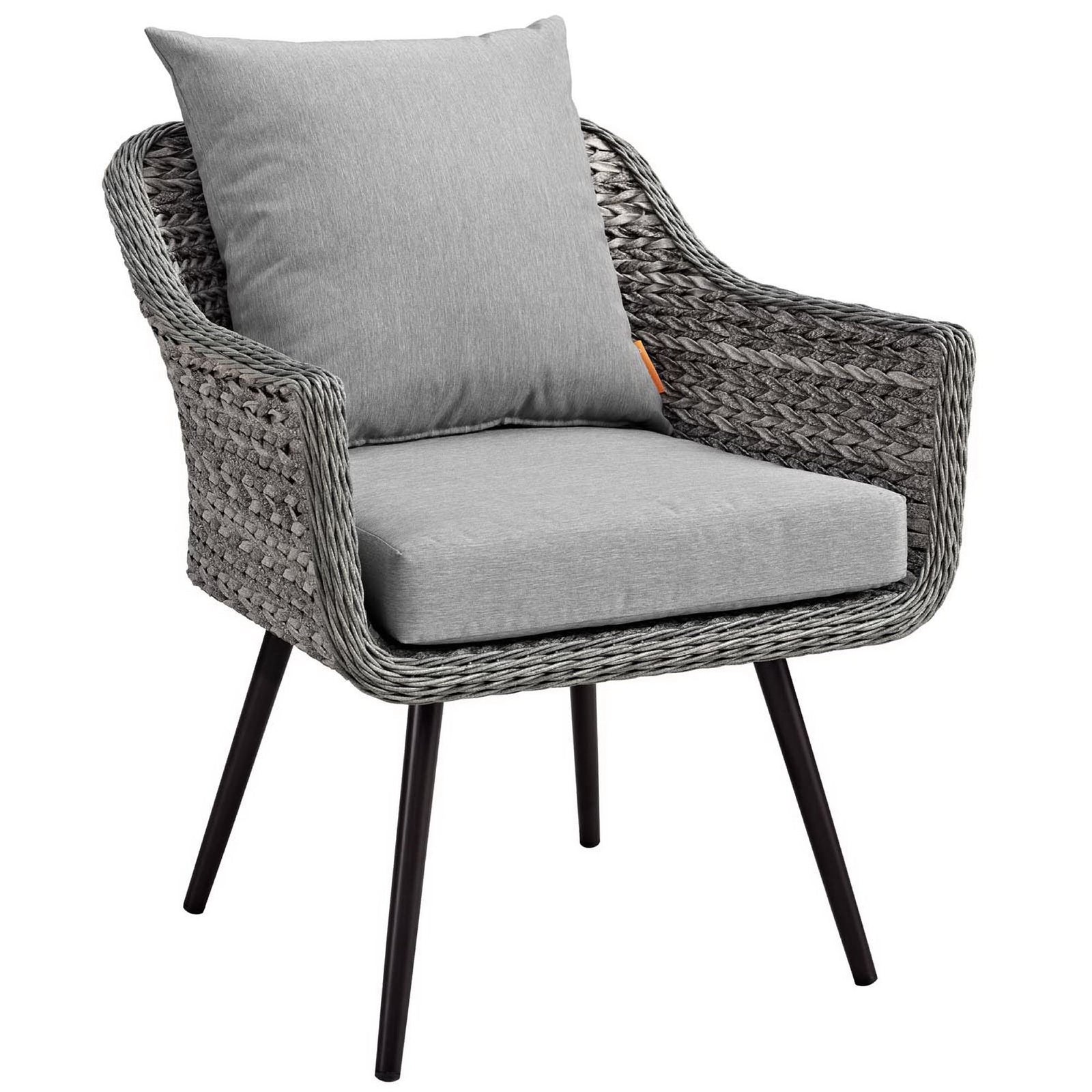Endeavor Outdoor Patio Wicker Rattan Armchair by Modway