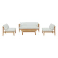 Bayport 4 Piece Outdoor Patio Teak Set by Modway