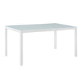 Raleigh 59" Outdoor Patio Aluminum Dining Table by Modway