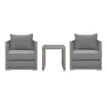 Aura 3 Piece Outdoor Patio Wicker Rattan Set by Modway
