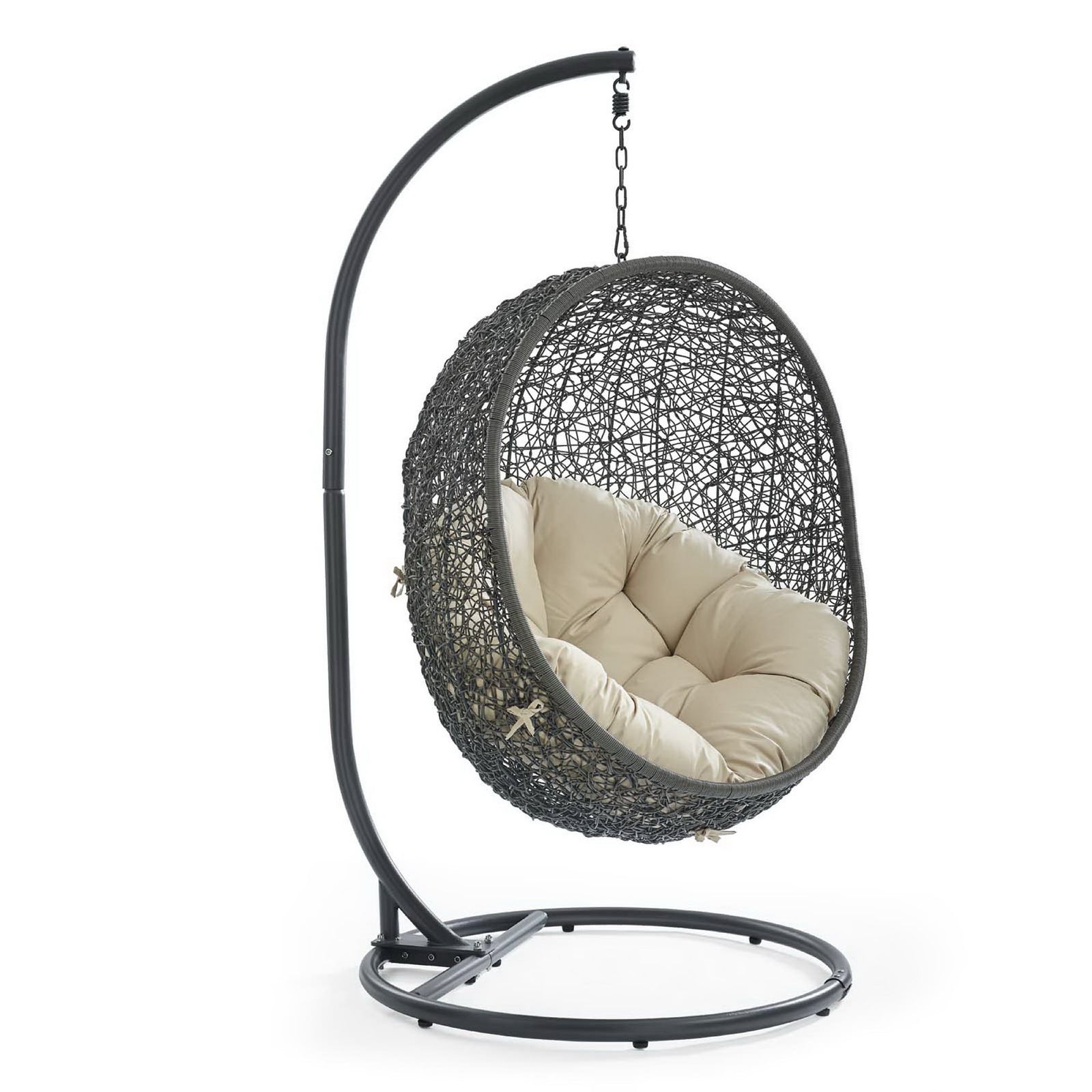 Hide Outdoor Patio Sunbrella® Swing Chair With Stand by Modway