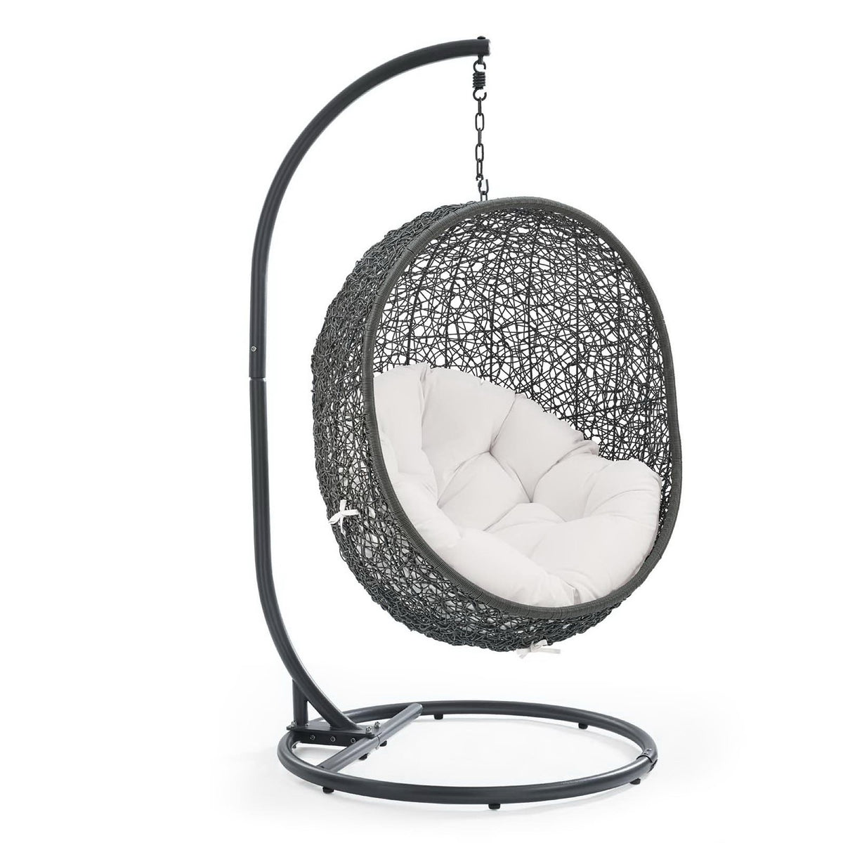 Hide Outdoor Patio Sunbrella® Swing Chair With Stand by Modway
