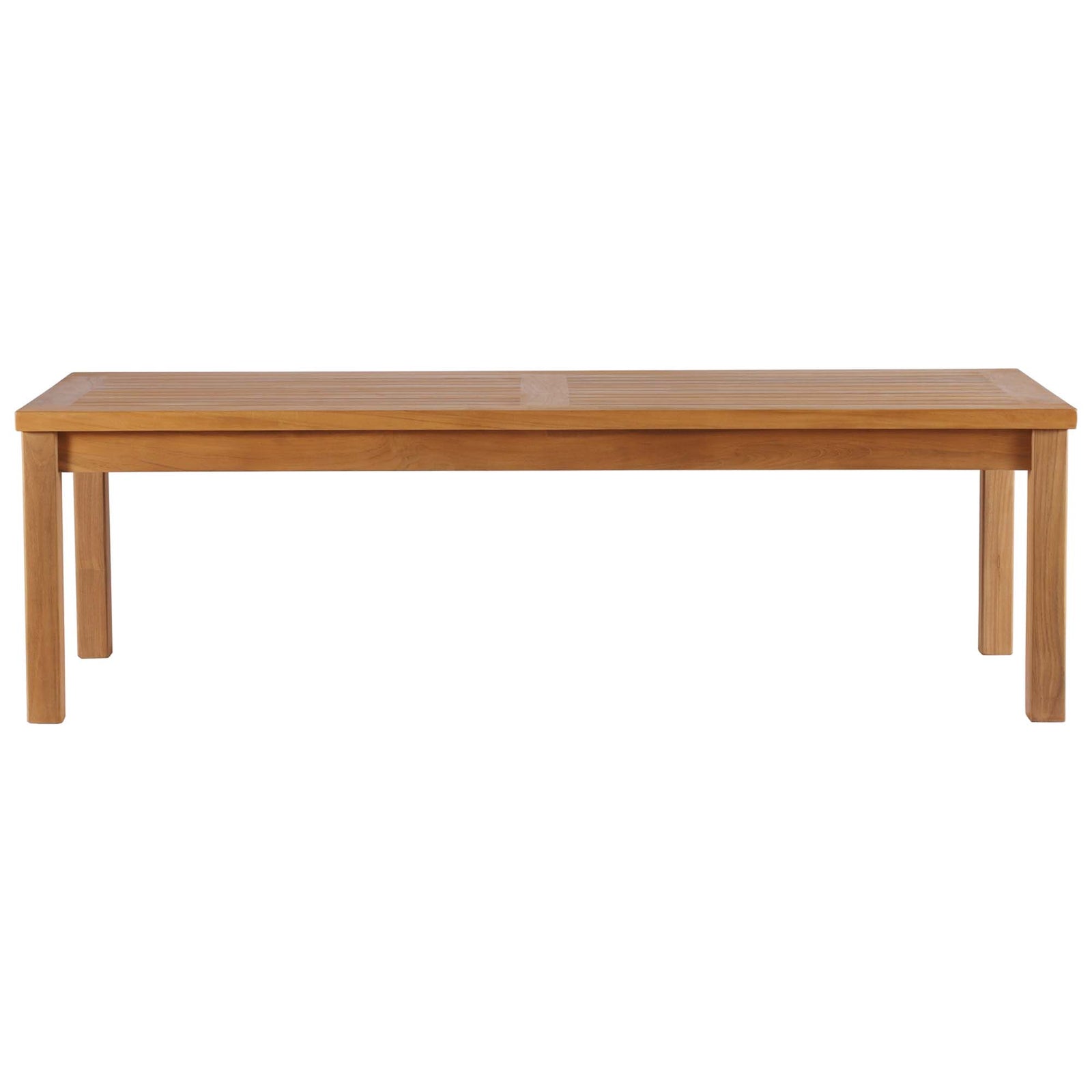 Upland Outdoor Patio Teak Wood Coffee Table by Modway