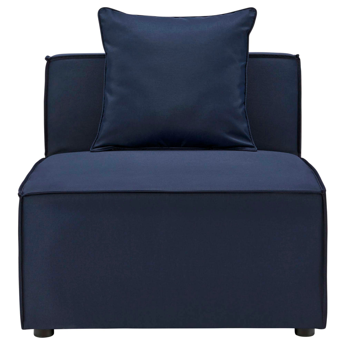 Saybrook Outdoor Patio Upholstered Sectional Sofa Armless Chair by Modway