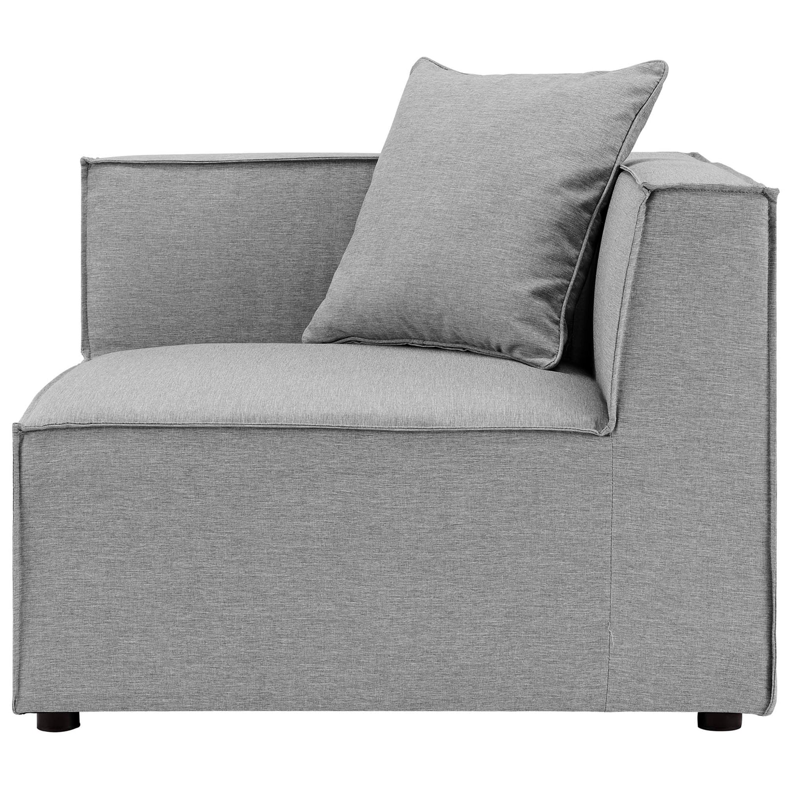 Saybrook Outdoor Patio Upholstered Sectional Sofa Corner Chair by Modway