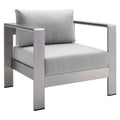 Shore Sunbrella® Fabric Aluminum Outdoor Patio Armchair by Modway