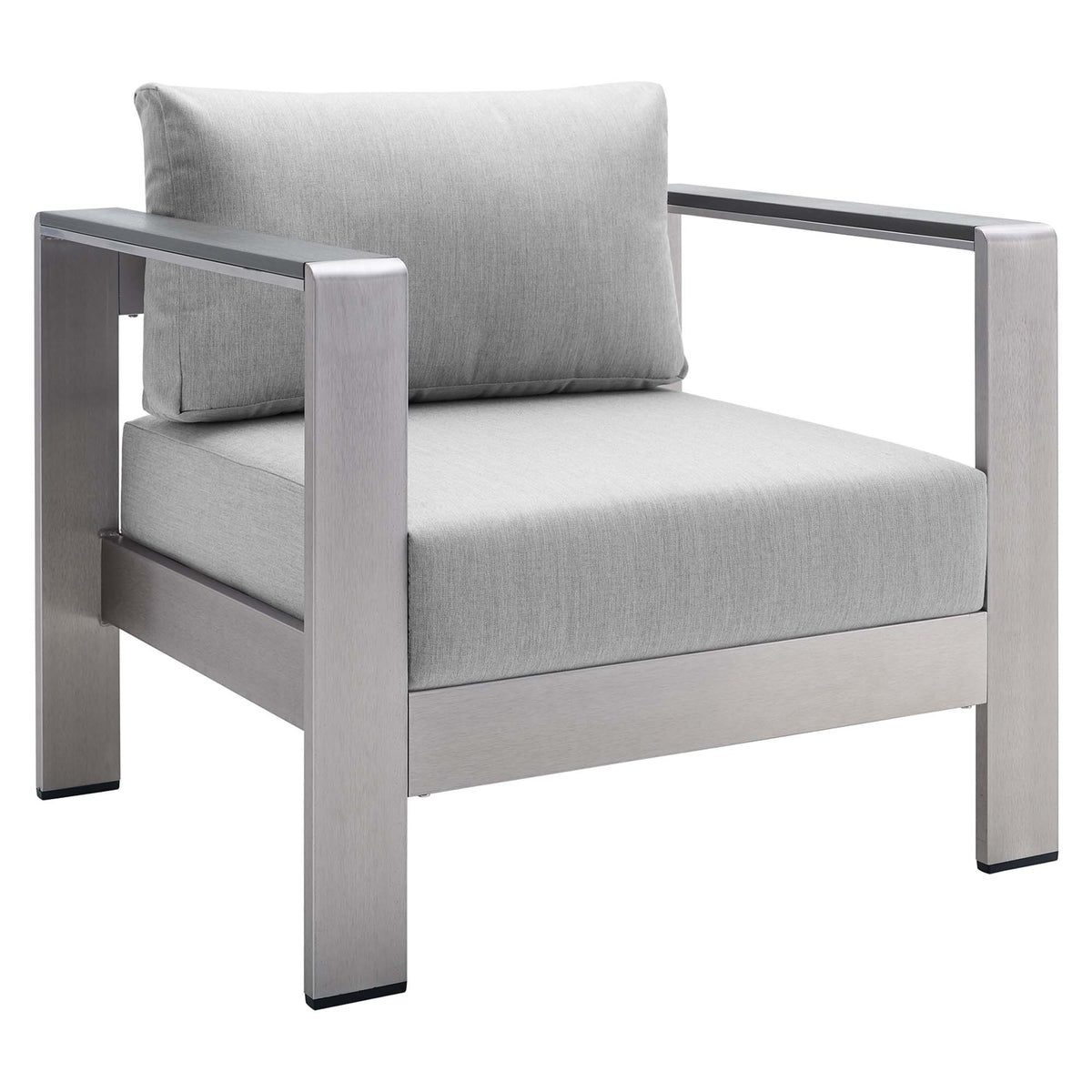 Shore Sunbrella® Fabric Aluminum Outdoor Patio Armchair by Modway
