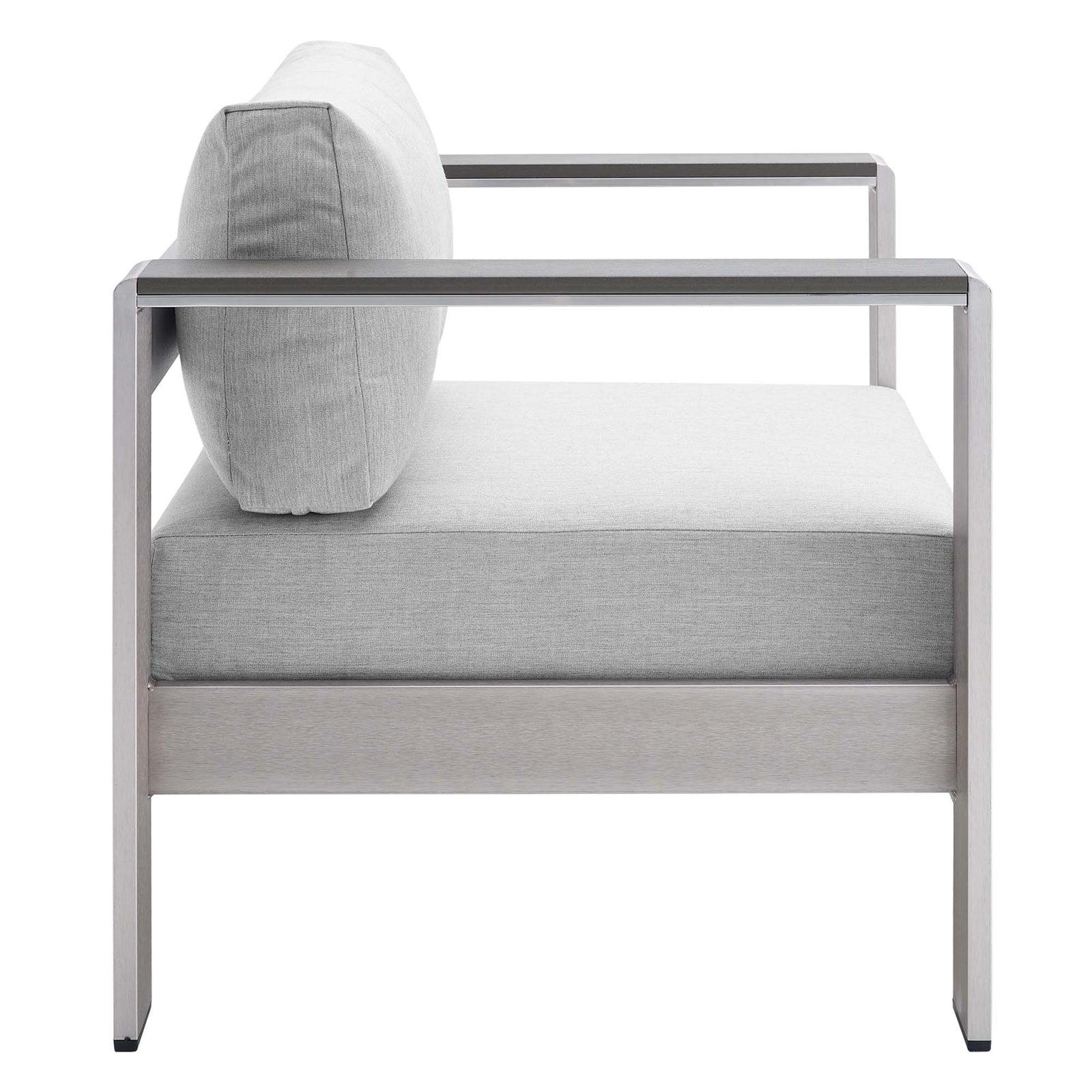 Shore Sunbrella® Fabric Aluminum Outdoor Patio Armchair by Modway