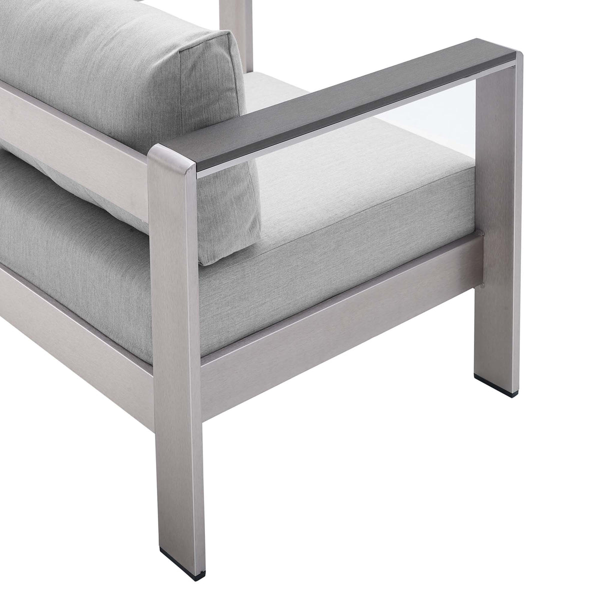 Shore Sunbrella® Fabric Aluminum Outdoor Patio Armchair by Modway