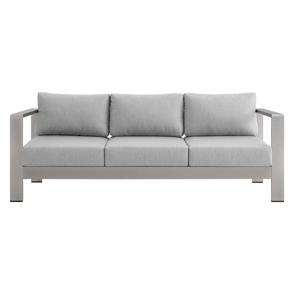 Shore Sunbrella® Fabric Aluminum Outdoor Patio Sofa by Modway