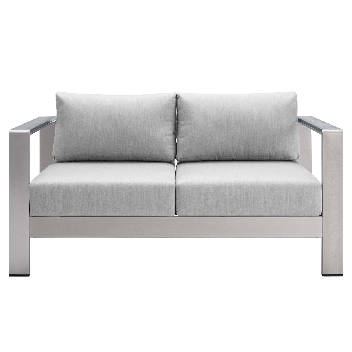 Shore 3 Piece Sunbrella® Fabric Outdoor Patio Aluminum Set by Modway