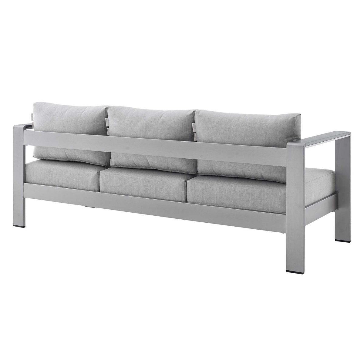 Shore 3 Piece Sunbrella® Fabric Outdoor Patio Aluminum Set by Modway