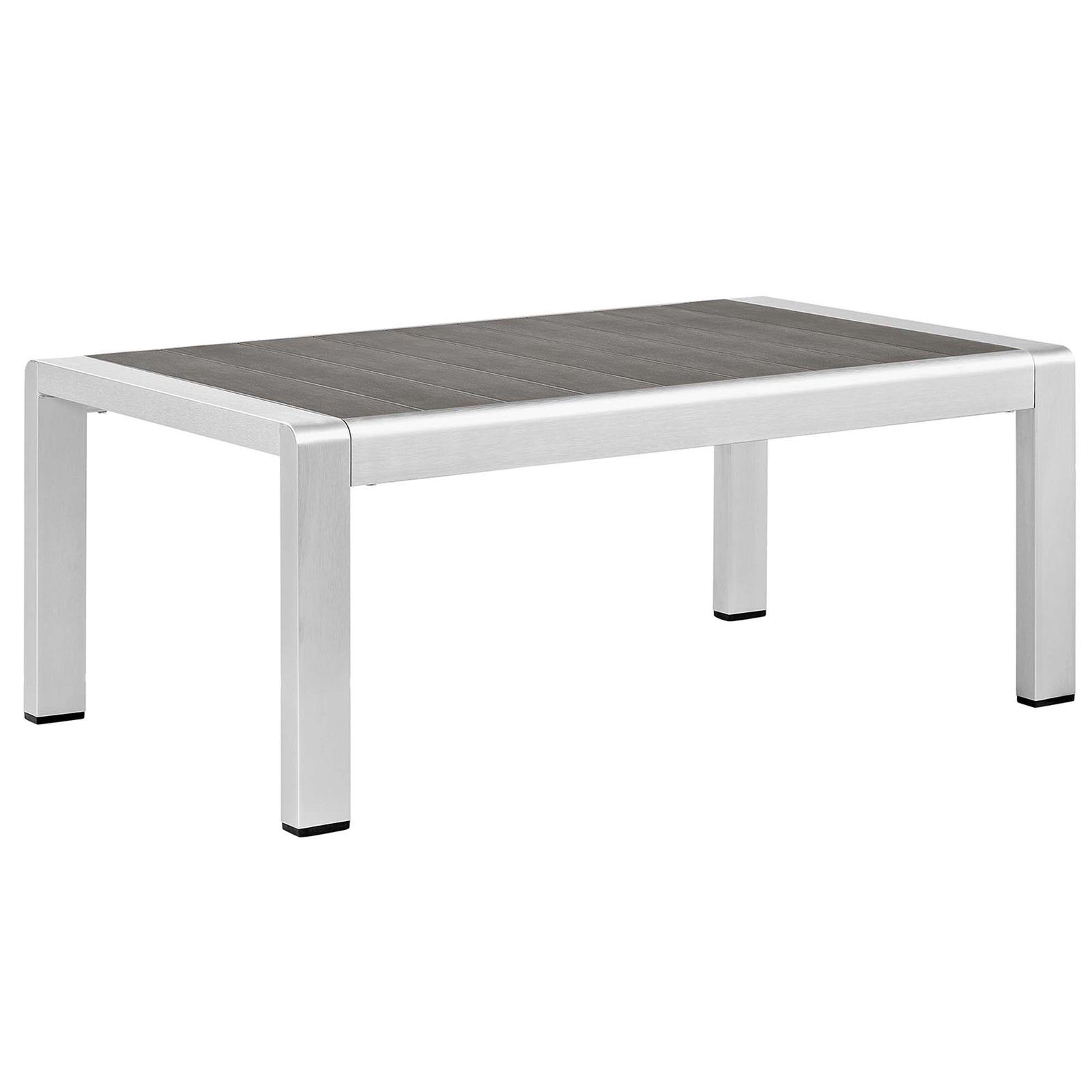Shore 4 Piece Sunbrella® Fabric Outdoor Patio Aluminum Set by Modway