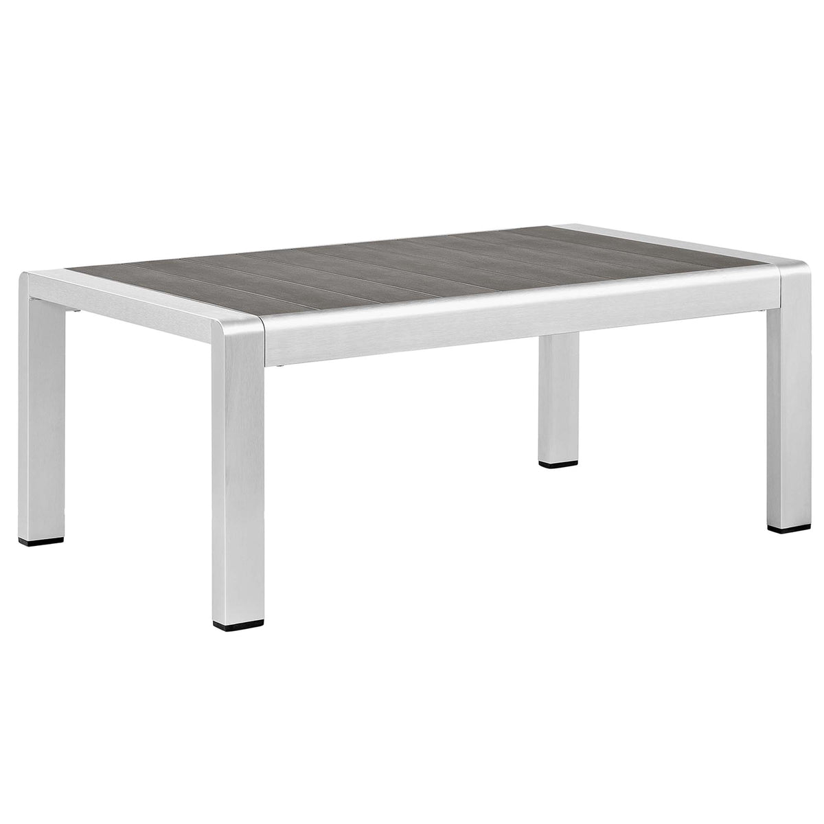 Shore 4 Piece Sunbrella® Fabric Outdoor Patio Aluminum Set by Modway