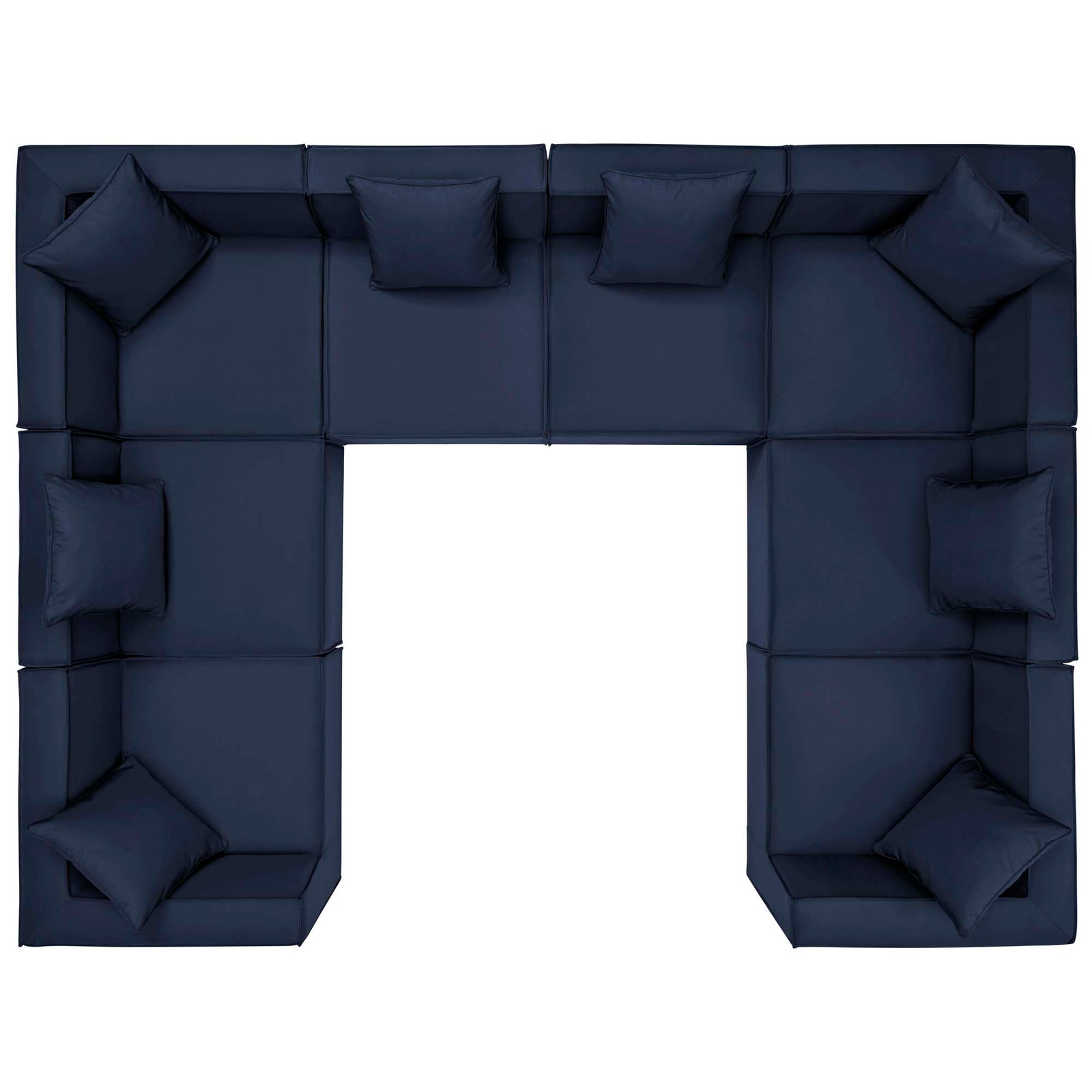 Saybrook 8-Piece Outdoor Patio Upholstered Sectional Sofa by Modway