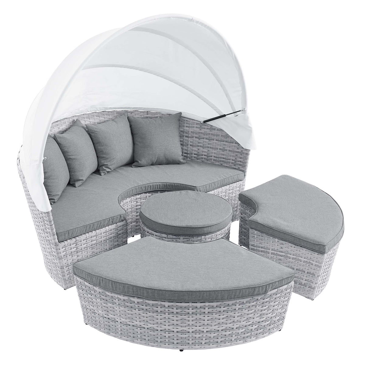 Scottsdale Canopy Outdoor Patio Daybed by Modway