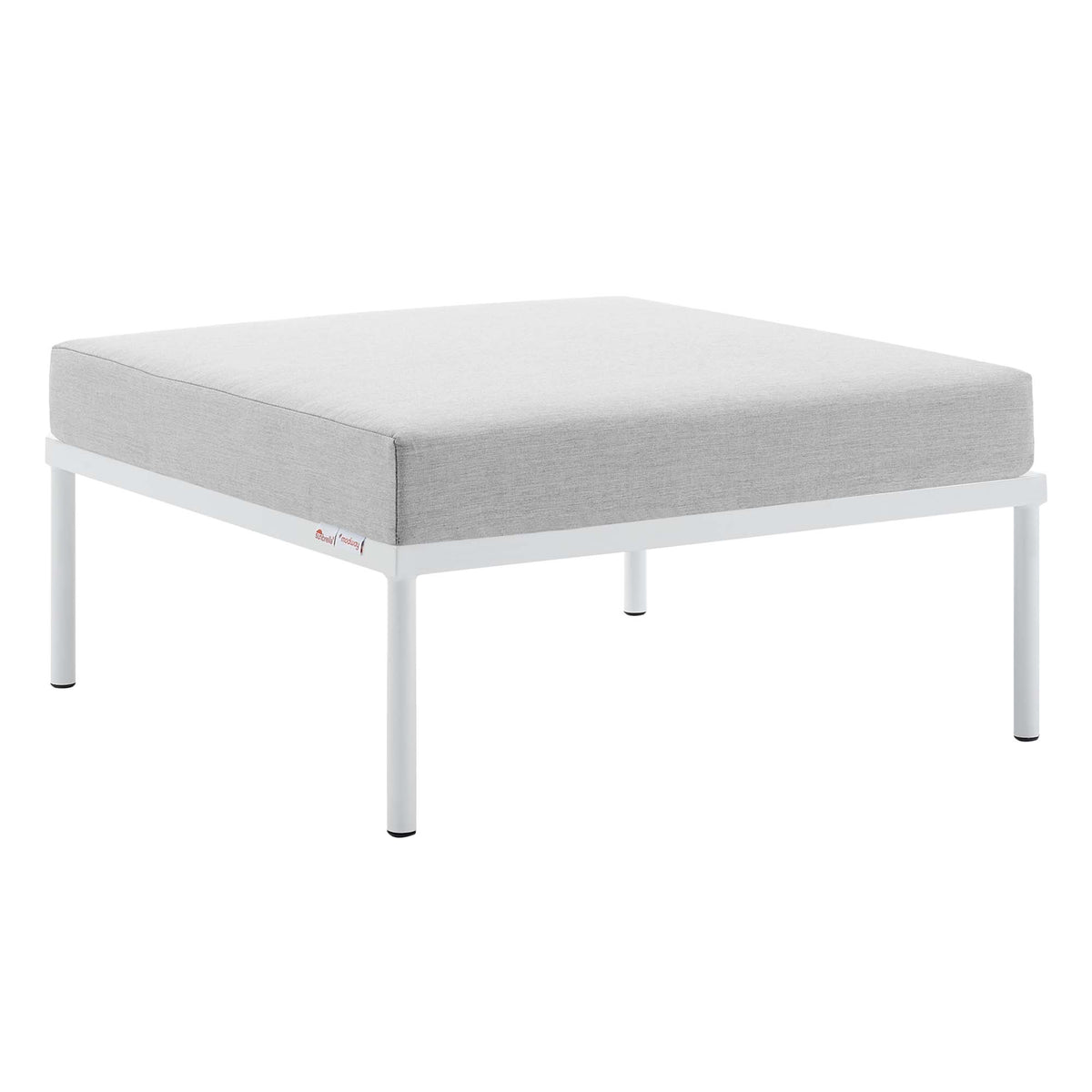 Harmony Sunbrella® Outdoor Patio Aluminum Ottoman by Modway