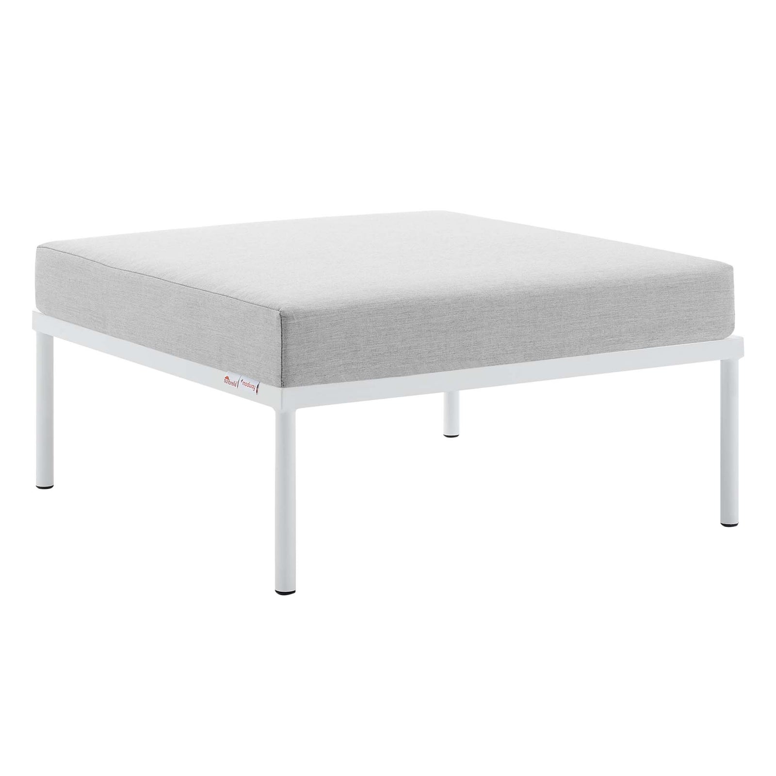 Harmony Sunbrella® Outdoor Patio Aluminum Ottoman by Modway