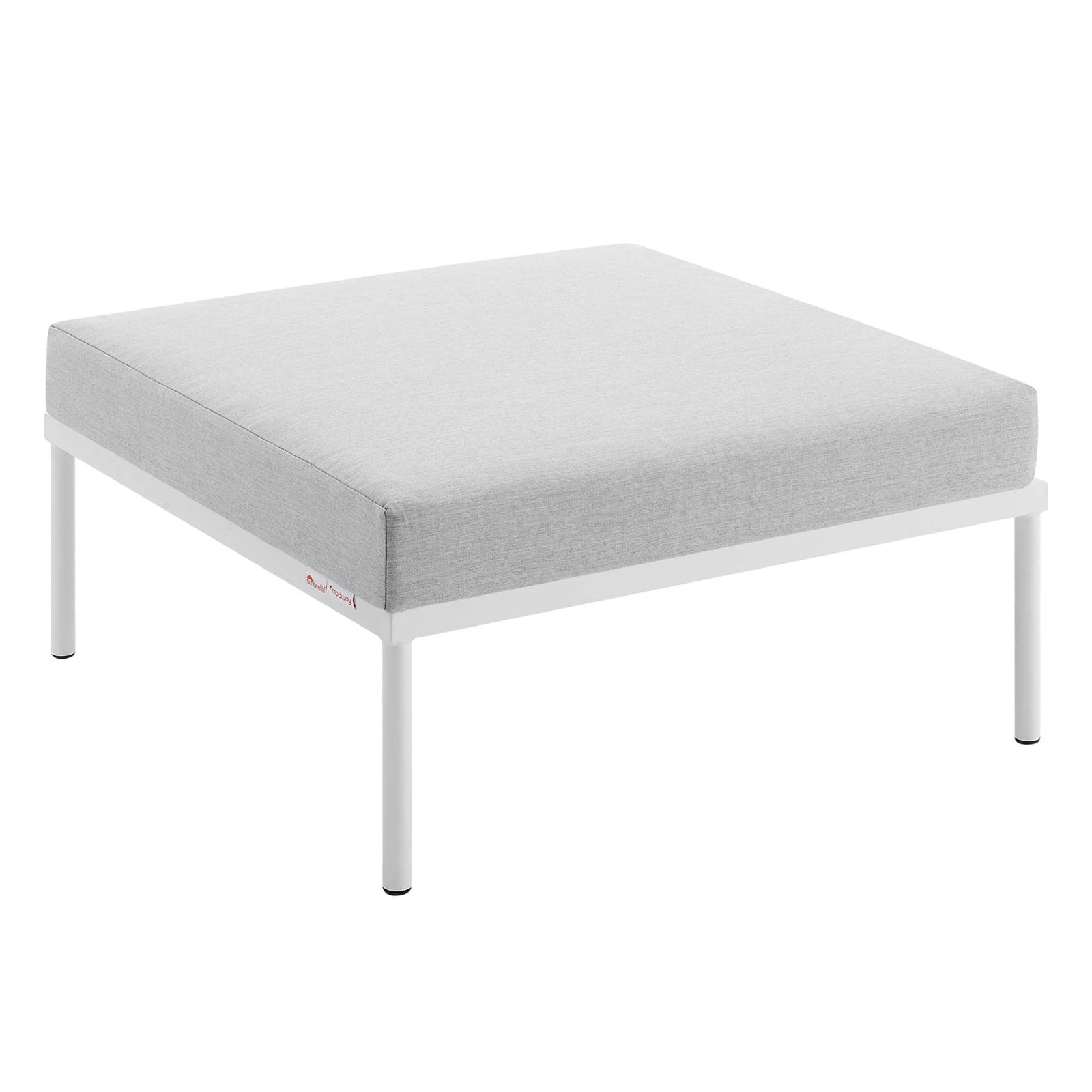 Harmony Sunbrella® Outdoor Patio Aluminum Ottoman by Modway