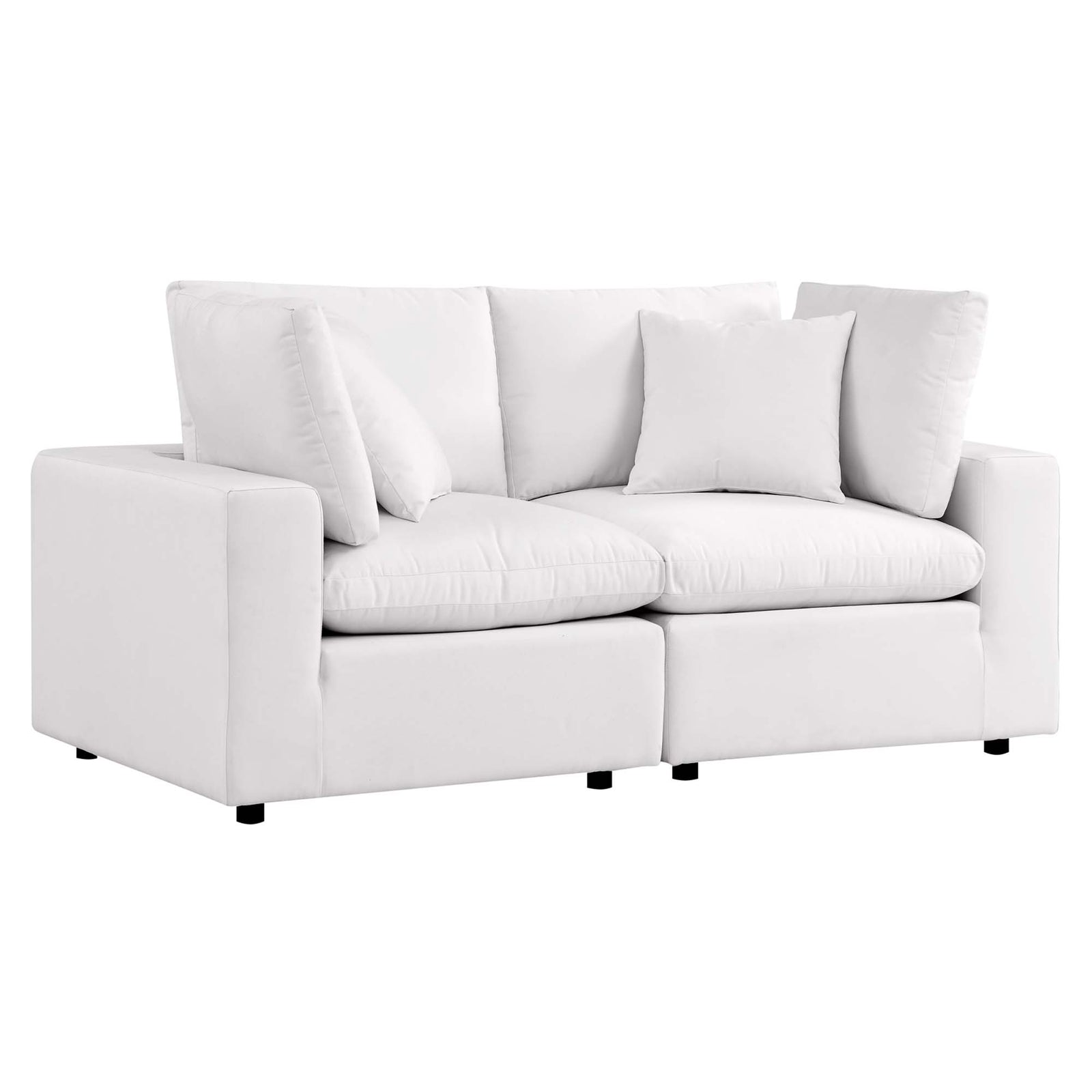 Commix Overstuffed Outdoor Patio Loveseat by Modway