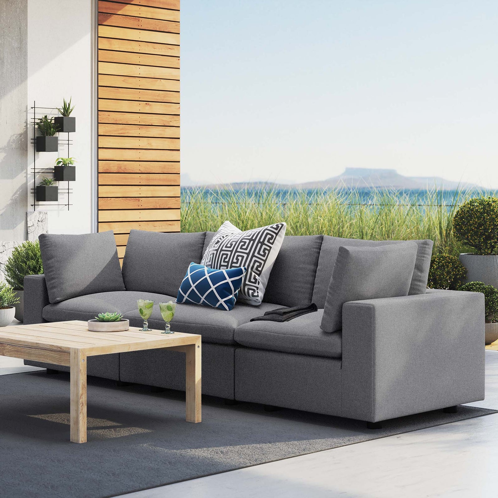 Commix Sunbrella® Outdoor Patio Sofa by Modway