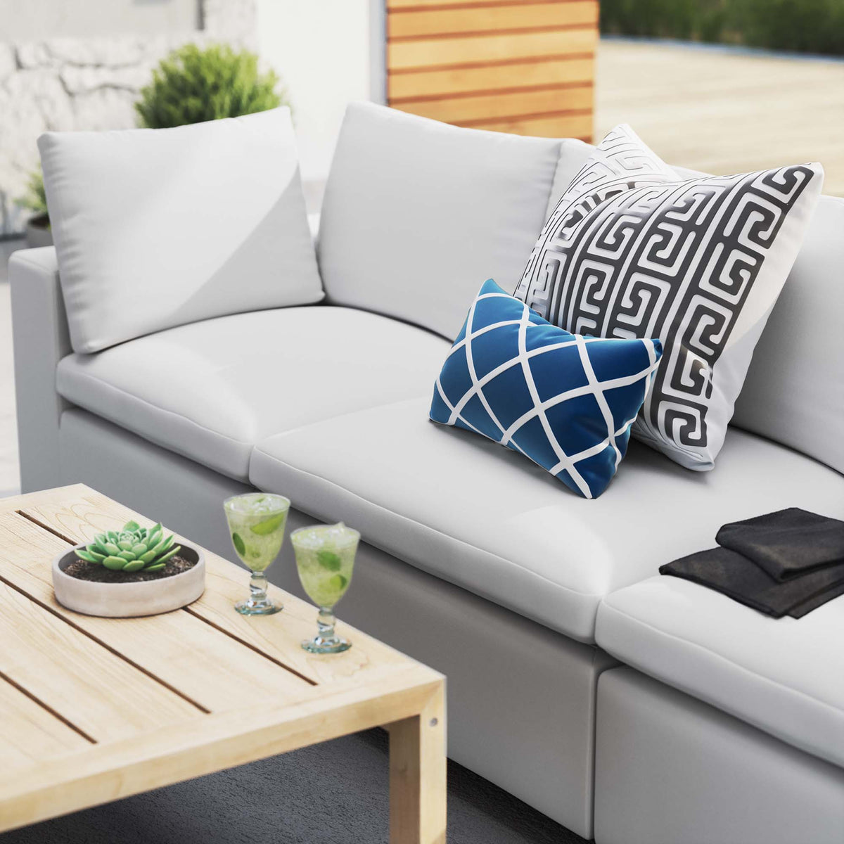 Commix Sunbrella® Outdoor Patio Sofa by Modway