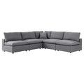 Commix 5-Piece Sunbrella® Outdoor Patio Sectional Sofa by Modway