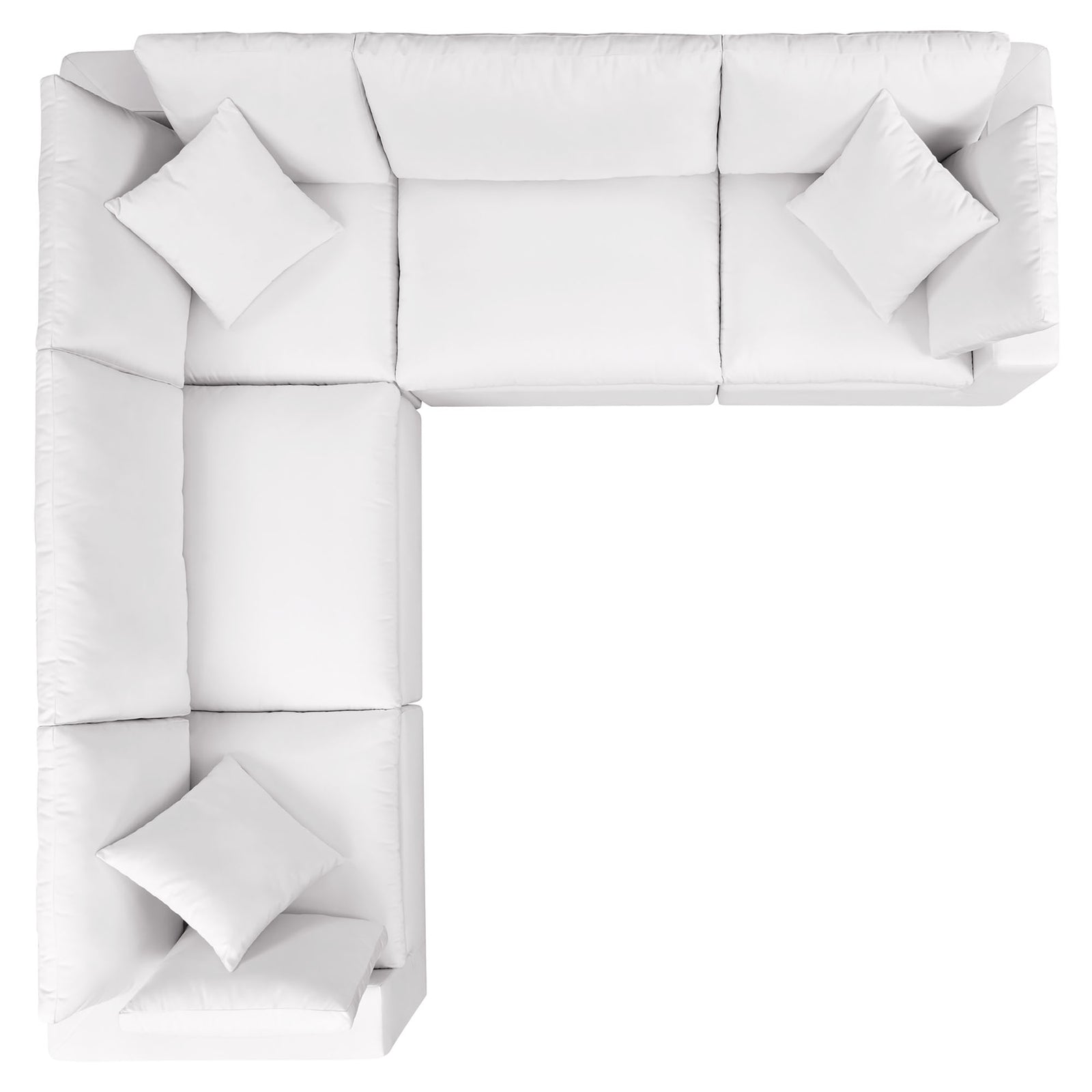 Commix 5-Piece Outdoor Patio Sectional Sofa by Modway