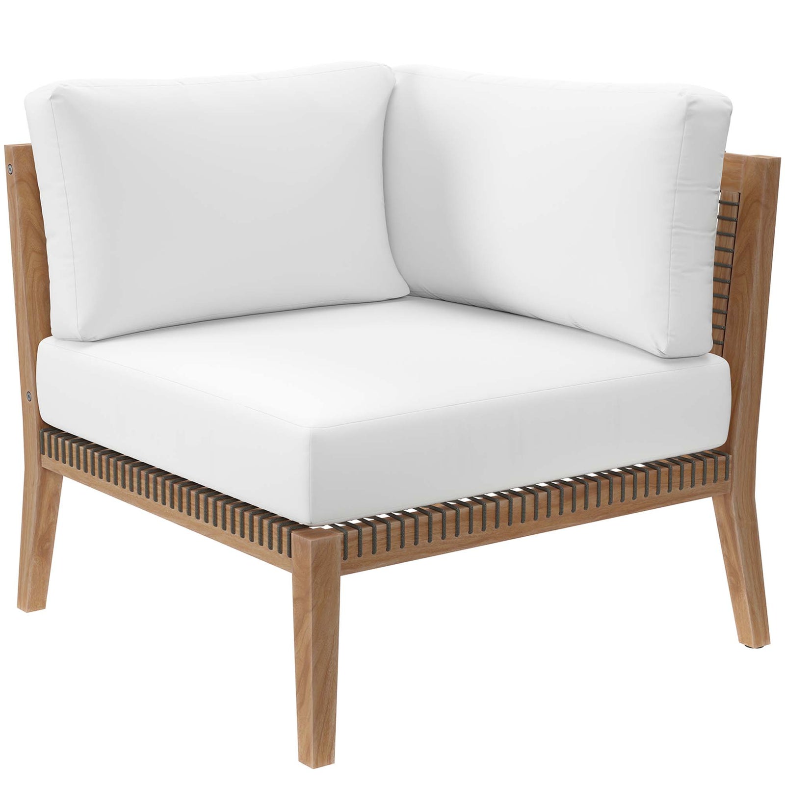 Clearwater Outdoor Patio Teak Wood Loveseat by Modway