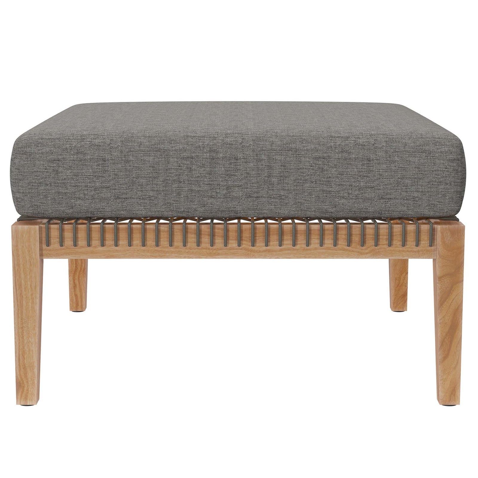Clearwater 4-Piece Outdoor Patio Teak Wood Sectional Sofa by Modway