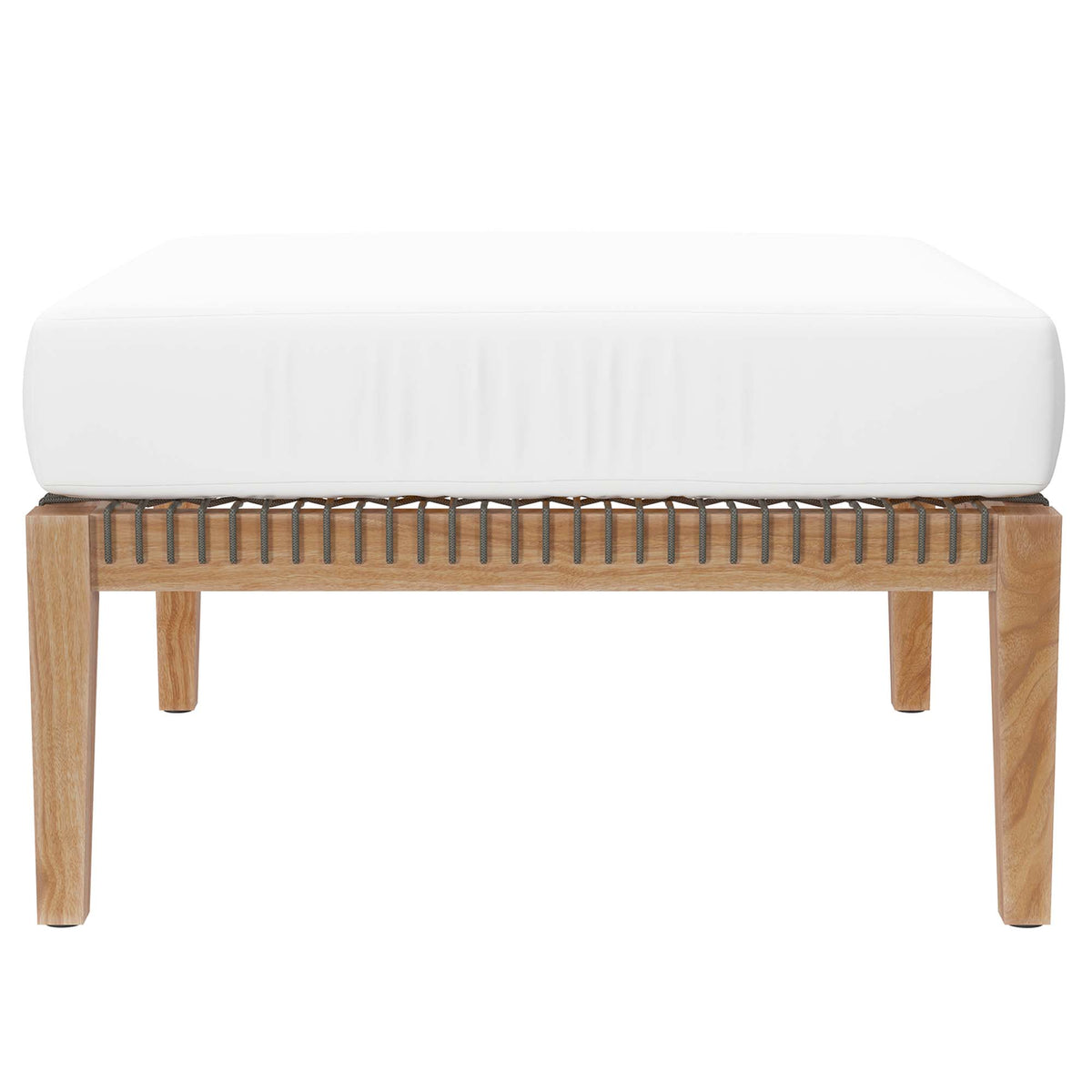 Clearwater 4-Piece Outdoor Patio Teak Wood Sectional Sofa by Modway