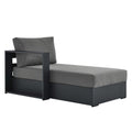 Tahoe Outdoor Patio Powder-Coated Aluminum Modular Left-Facing Chaise Lounge by Modway