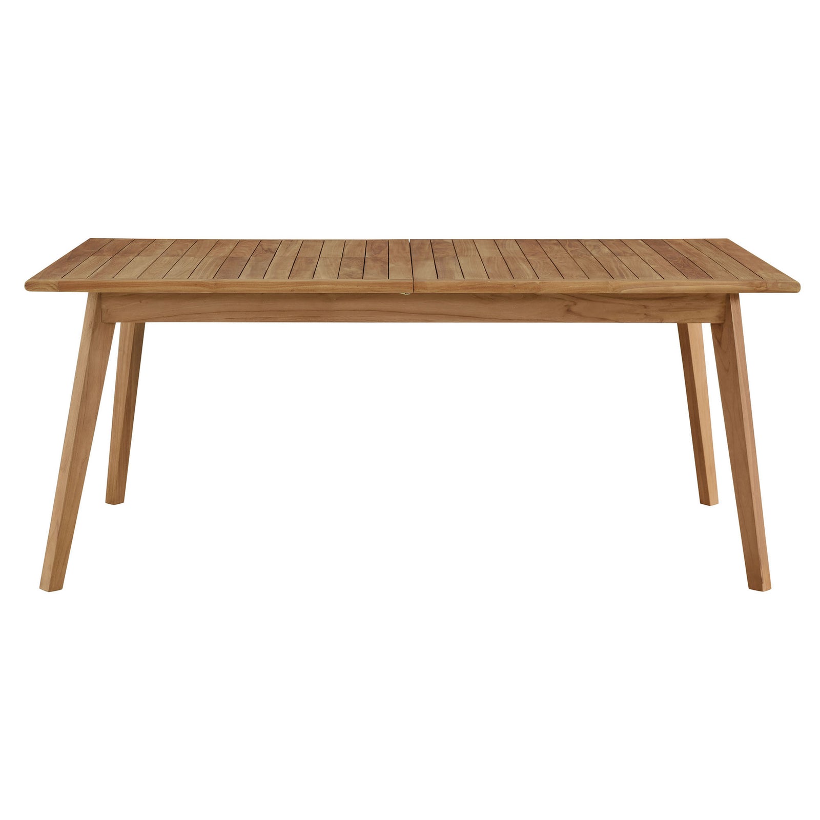 Vienna Outdoor Patio Teak Wood Extendable Dining Table by Modway