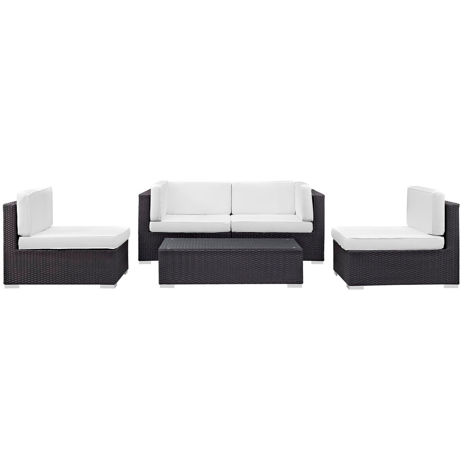 Camfora 5 Piece Outdoor Patio Sectional Set by Modway