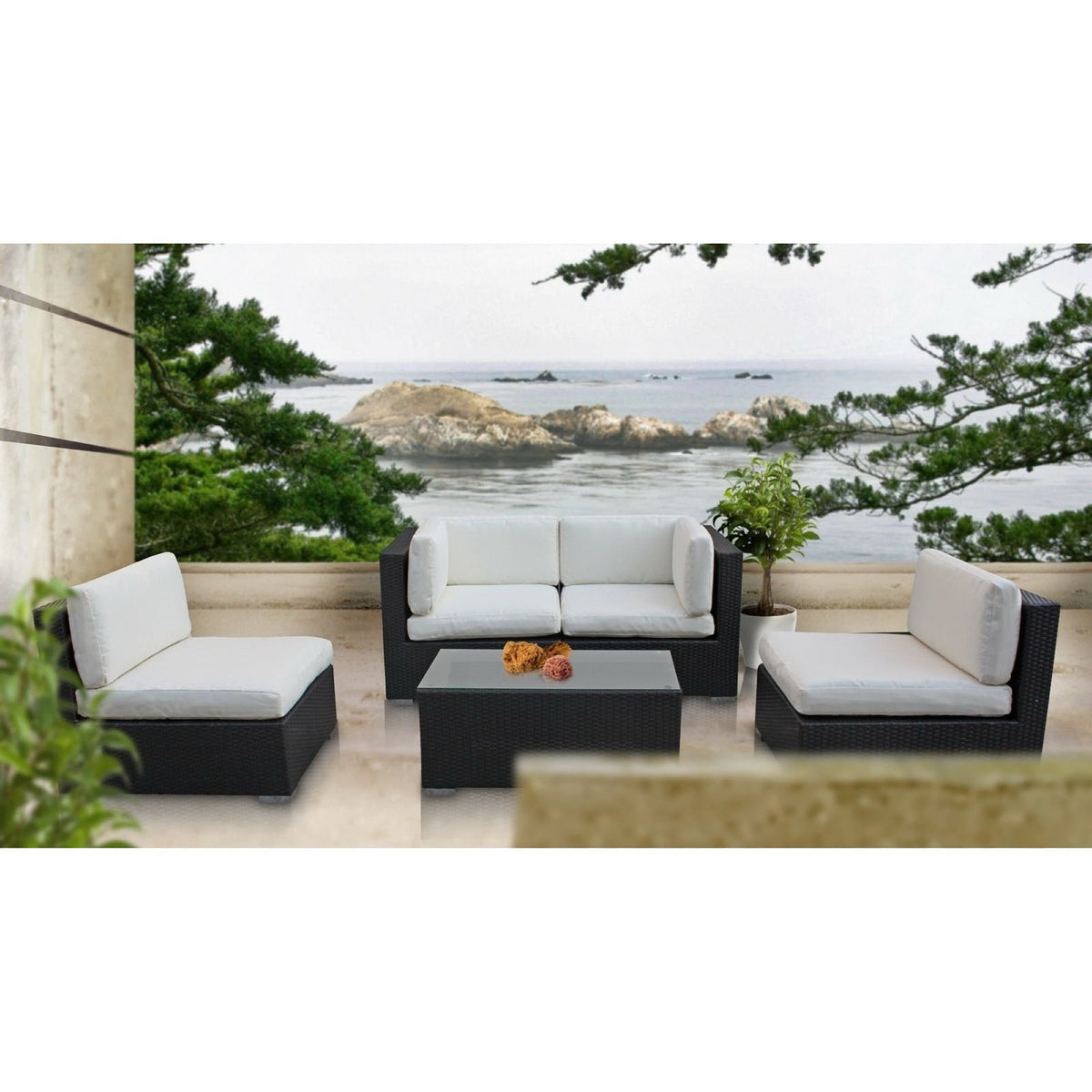 Camfora 5 Piece Outdoor Patio Sectional Set by Modway