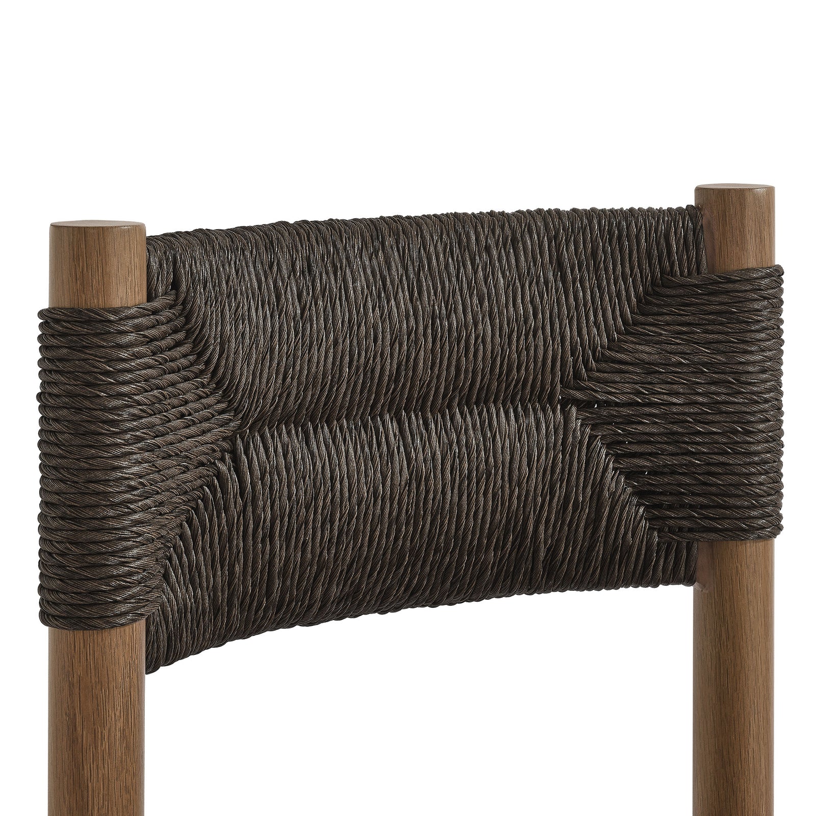 Parkland Outdoor Patio Rattan and Aluminum Dining Side Chairs Set of 2 by Modway