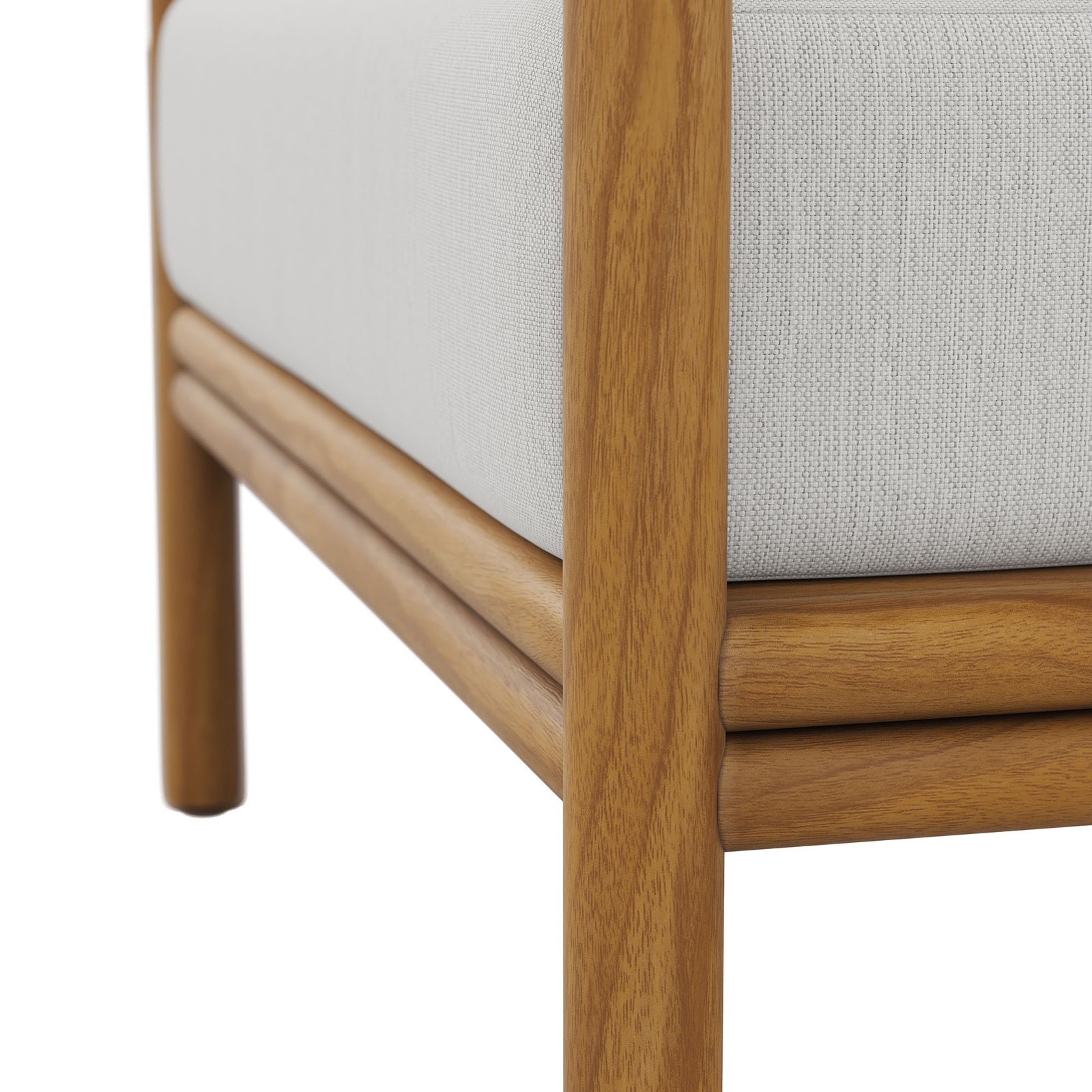 Wren Outdoor Patio Teak Wood Armchair Set of 2 by Modway
