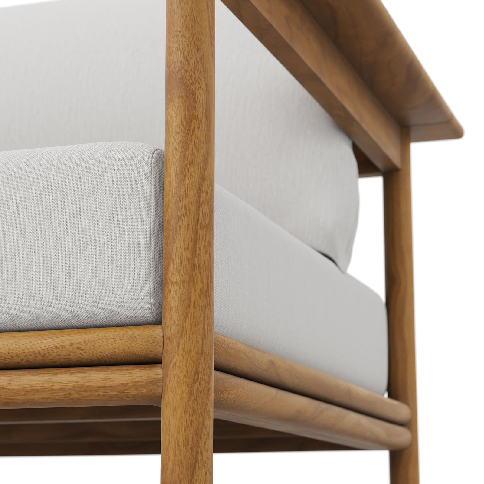 Wren Outdoor Patio Teak Wood Armchair by Modway