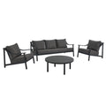Terrace 4-Piece Outdoor Patio Aluminum Furniture Set by Modway