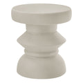 Terza Indoor - Outdoor Patio Concrete Side Table by Modway