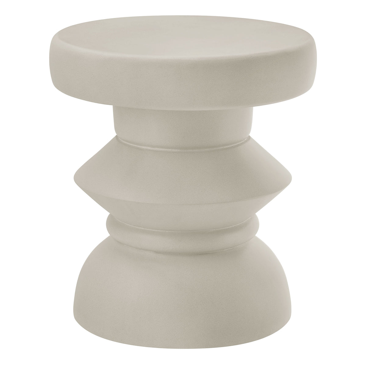 Terza Indoor - Outdoor Patio Concrete Side Table by Modway
