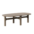 Saratoga Oval Outdoor Patio Teak Wood Coffee Table by Modway