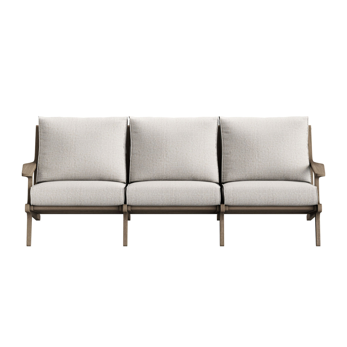 Saratoga Outdoor Patio Teak Sofa by Modway