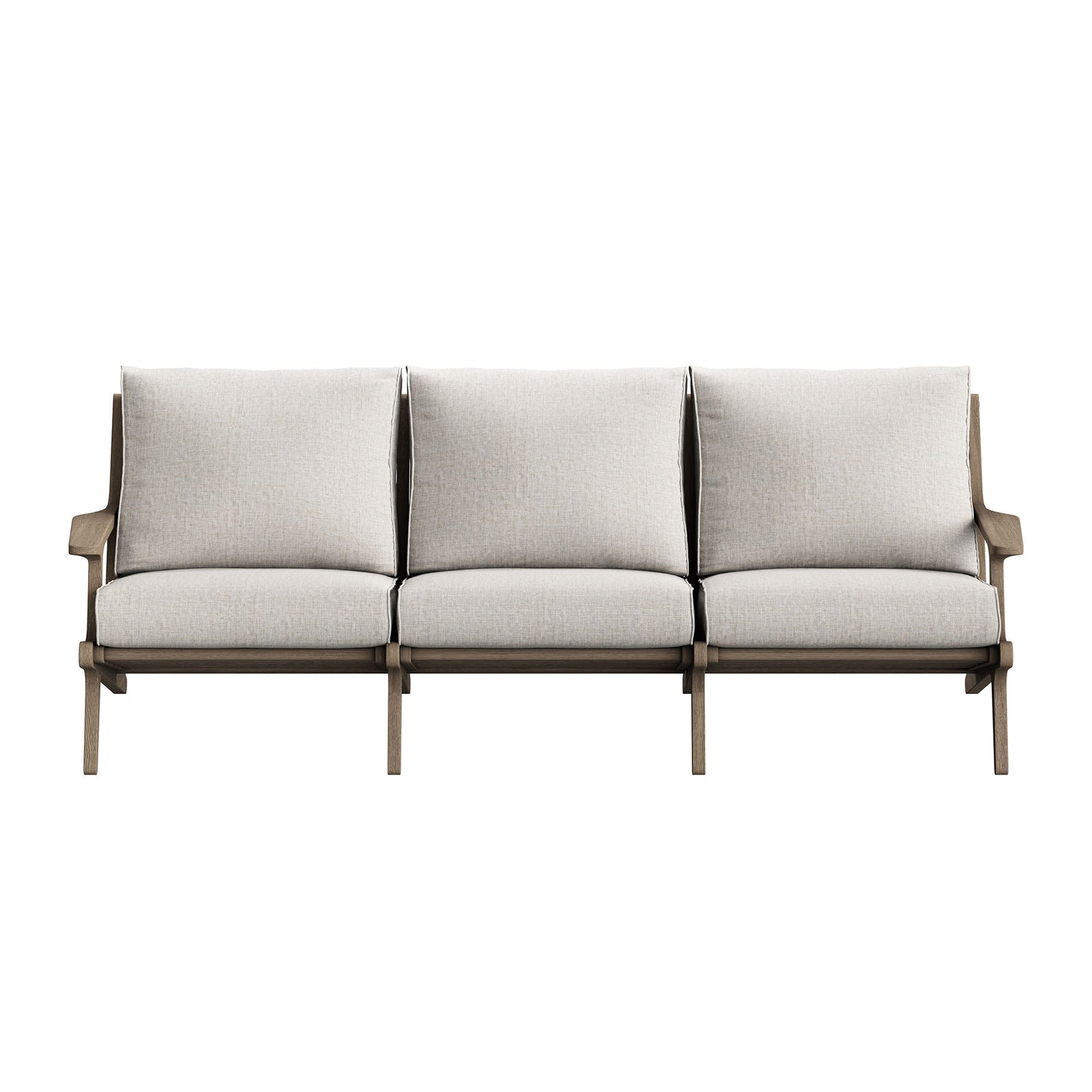 Saratoga Outdoor Patio Teak Sofa by Modway